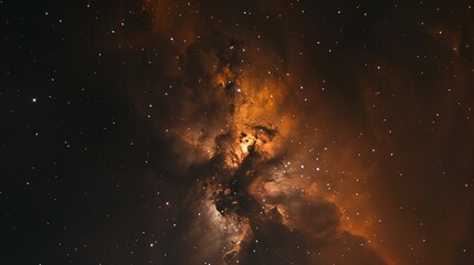 Fototapeta premium Nebula and galaxies in space. Abstract cosmos background
