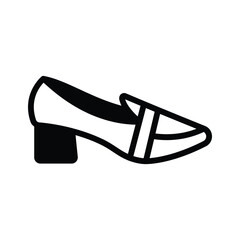 Get this amazing icon of mid heel shoes in trendy style