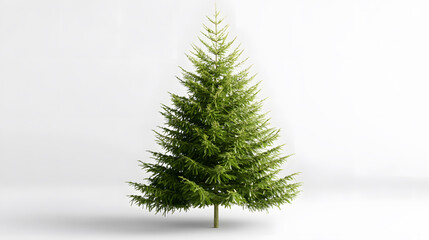 Obraz premium realistic green Christmas tree with lush foliage and modern design