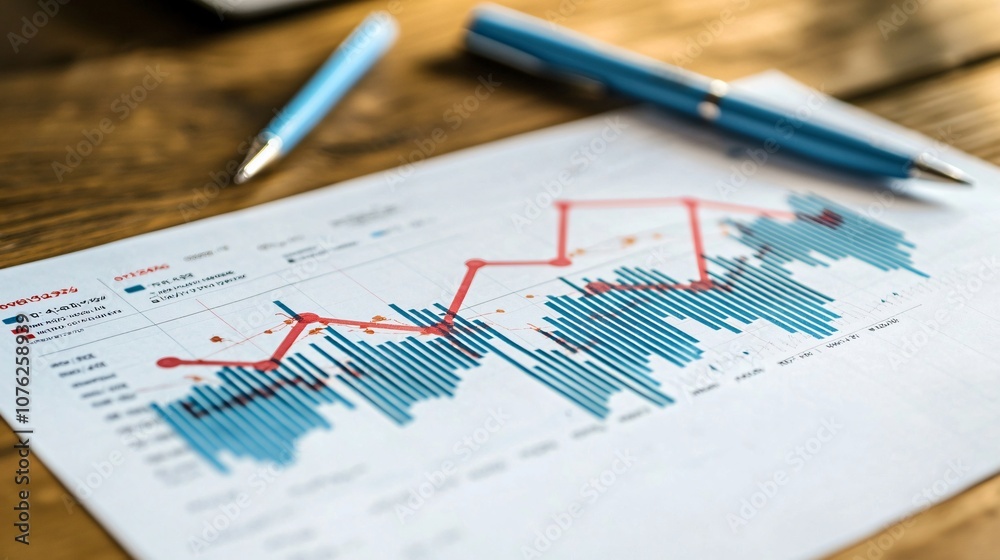 Poster analyze financial leverage trends through high-definition chart images to enhance investment strateg