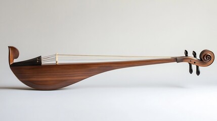 Wooden Bowed String Instrument with Unique Design