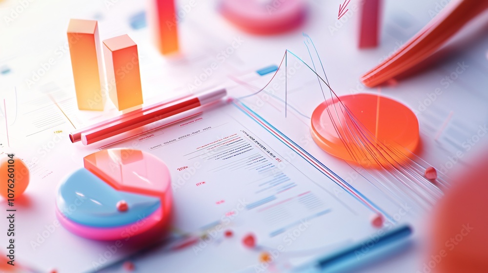 Poster analyze your financial health with an ultrarrealistic liquidity statement visualization for better b