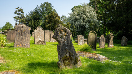 old cemetery near the church