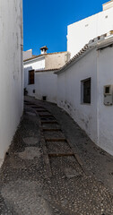 narrow street in the old town