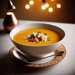 Suppen - Fruchtige S&uuml;&szlig;kartoffelsuppe mit Kokosmilch