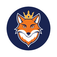 Red Fox Head Logo Vector - Stylish and Minimalist Wildlife Illustration for Bold Branding, Mascot Design, and Woodland Themes
