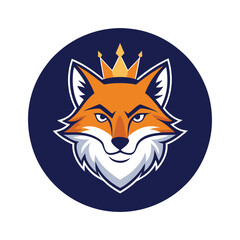 Red Fox Head Logo Vector - Stylish and Minimalist Wildlife Illustration for Bold Branding, Mascot Design, and Woodland Themes