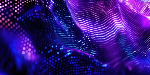 Abstract Neon LED Light Pattern Background for Modern Design