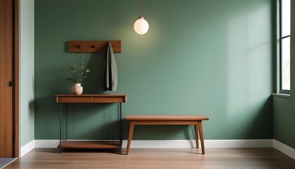 Photo interior modern design room 3d illustration
