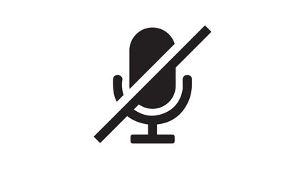 mute microphone icon