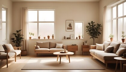 Photo interior modern design room 3d illustration
