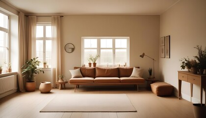 Photo interior modern design room 3d illustration
