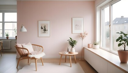 Photo interior modern design room 3d illustration
