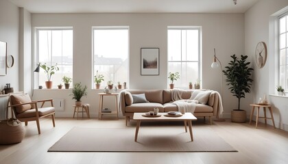 Photo interior modern design room 3d illustration
