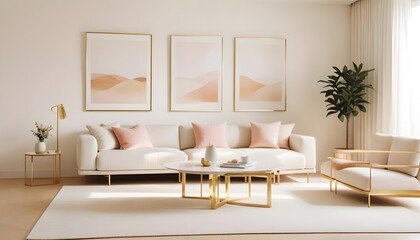 Photo interior modern design room 3d illustration
