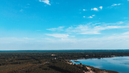 Calm Lake Surrounded by Lush Forest