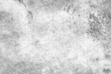 Black halftone pattern texture abstract background.