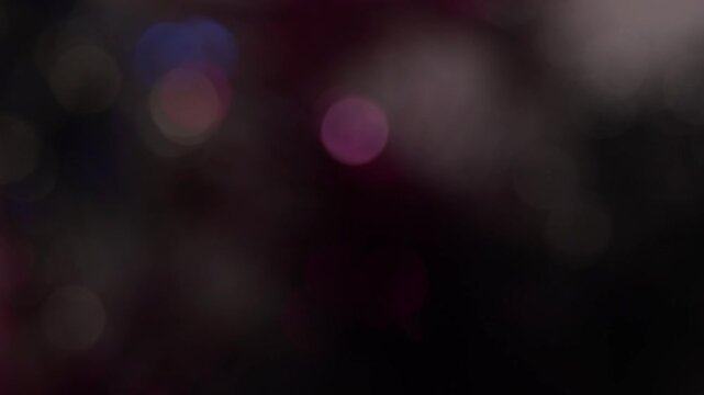 plan fixe de billes de bokeh multicolores, pour transition vid&eacute;o