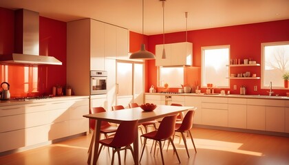 Photo interior modern design room 3d illustration
