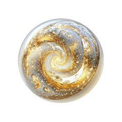 Abstract Golden Spiral Sphere