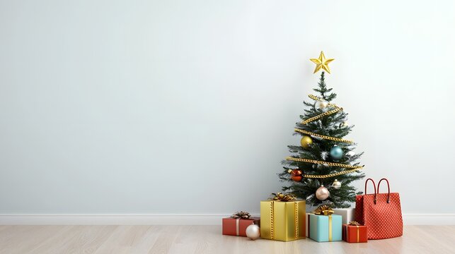 Decorate your living room for a festive christmas