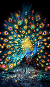 peacock feather background