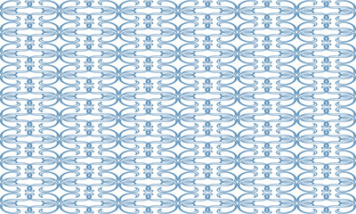 Two tone blue chain link horizontal abstract background with seamless repeat as bead curtain pattern, replete image design for fabric printing