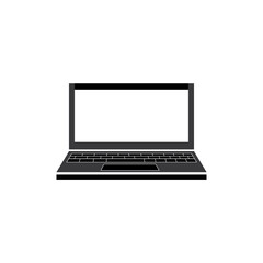 laptop icon design technology illustration vector abstract