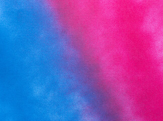 赤色と青色のスプレー塗料で塗った背景	