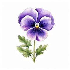 the AI Image Generator, Pansies isolated on transparent