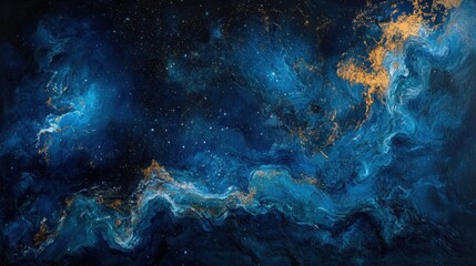 Fototapeta premium Earth in galaxy space. Generative AI