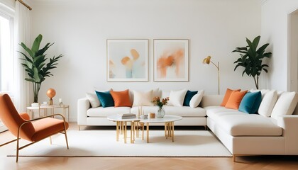 Photo interior modern design room 3d illustration