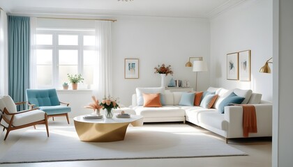 Photo interior modern design room 3d illustration
