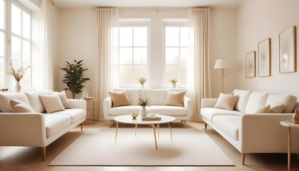 Photo interior modern design room 3d illustration