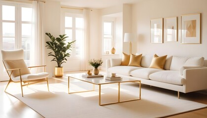 Photo interior modern design room 3d illustration
