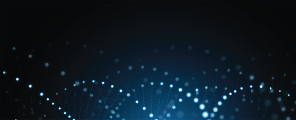 Abstract DNA molecule  technology