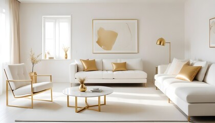 Photo interior modern design room 3d illustration