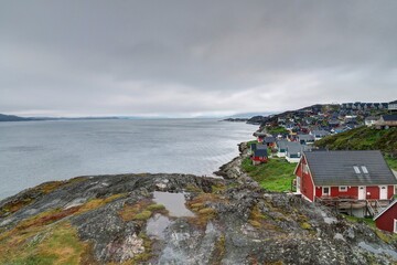 centre historique de Nuuk au Groenland