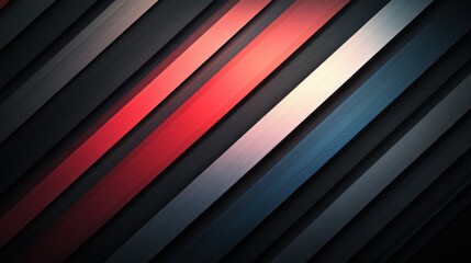 Obraz premium Minimalist Dark Background with Stripes