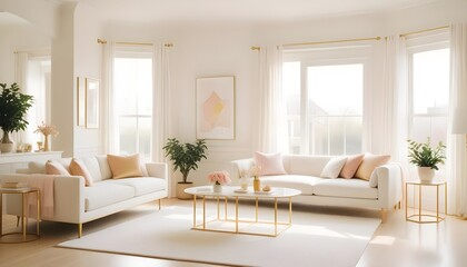 Photo interior modern design room 3d illustration