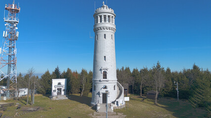 Observation tower on Mount Wielka Sowa, Sowie Mountains, Poland © PRO Balance