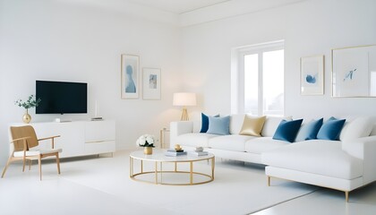 Photo interior modern design room 3d illustration