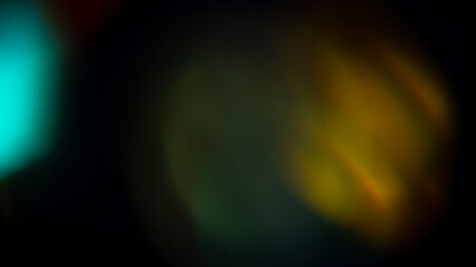 Multicolored highlights on a black background. for overlay to create a festive, vibrant effect