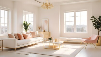 Photo interior modern design room 3d illustration