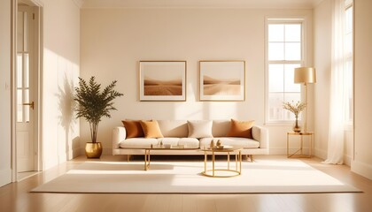 Fototapeta premium Photo interior modern design room 3d illustration