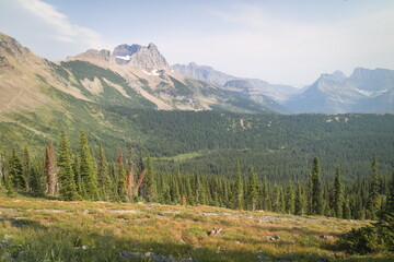 granite park chalet at Glacier national park, Montana, USA.