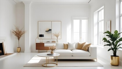 Photo interior modern design room 3d illustration