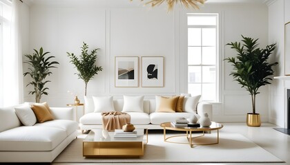 Photo interior modern design room 3d illustration