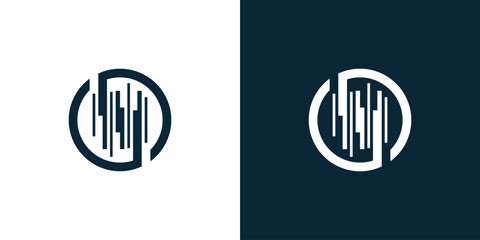 Sound wave logo inside the circle