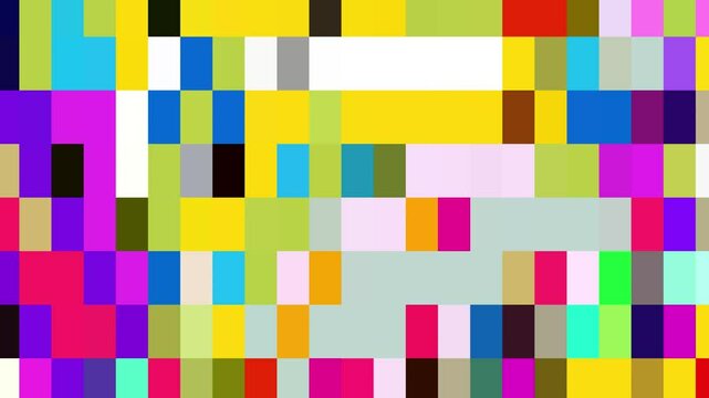 Colorful Abstract Shape, Geometric and Psychedelic Motion Graphic Video Animation Background for Summer Music